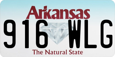 AR license plate 916WLG