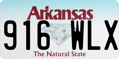 AR license plate 916WLX