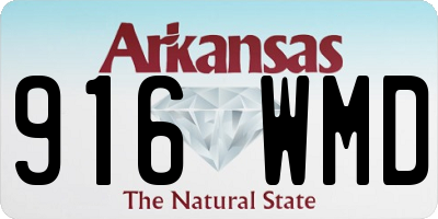 AR license plate 916WMD