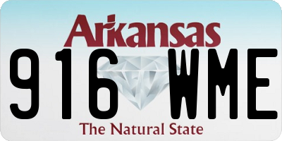 AR license plate 916WME