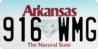 AR license plate 916WMG
