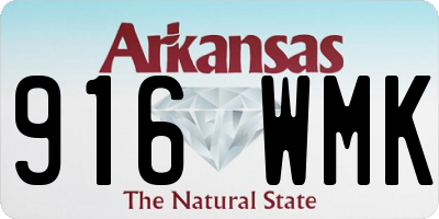 AR license plate 916WMK