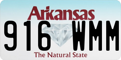 AR license plate 916WMM
