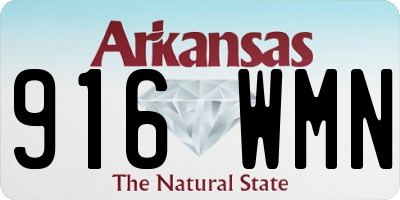 AR license plate 916WMN