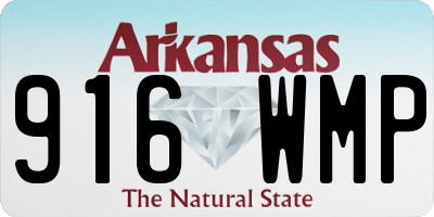 AR license plate 916WMP