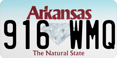 AR license plate 916WMQ