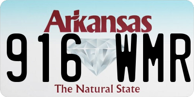 AR license plate 916WMR