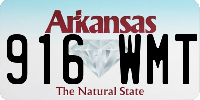 AR license plate 916WMT