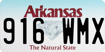 AR license plate 916WMX
