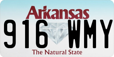 AR license plate 916WMY