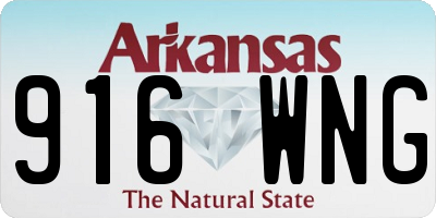 AR license plate 916WNG