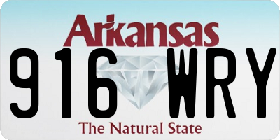 AR license plate 916WRY