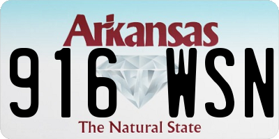 AR license plate 916WSN
