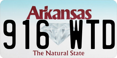 AR license plate 916WTD