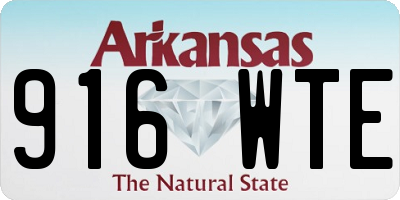 AR license plate 916WTE