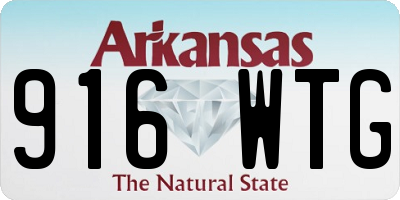 AR license plate 916WTG