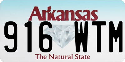 AR license plate 916WTM