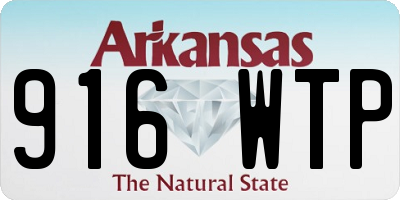 AR license plate 916WTP