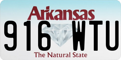 AR license plate 916WTU