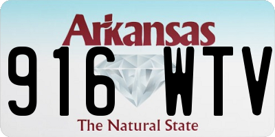 AR license plate 916WTV