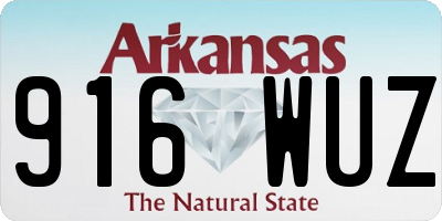 AR license plate 916WUZ