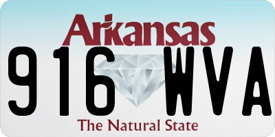 AR license plate 916WVA