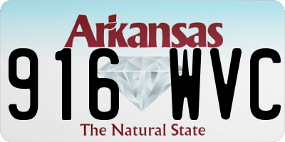 AR license plate 916WVC