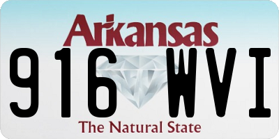 AR license plate 916WVI
