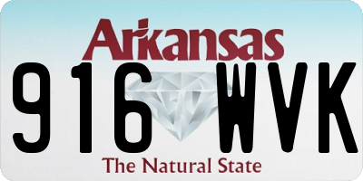 AR license plate 916WVK