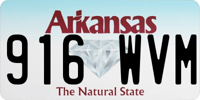 AR license plate 916WVM
