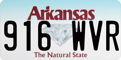 AR license plate 916WVR