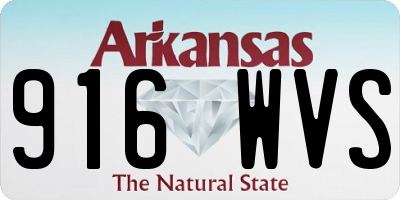 AR license plate 916WVS
