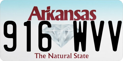 AR license plate 916WVV