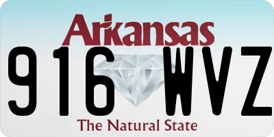 AR license plate 916WVZ