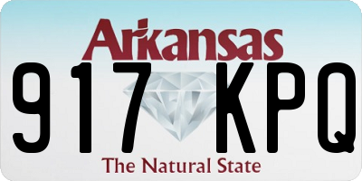 AR license plate 917KPQ