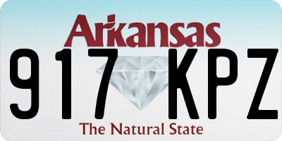 AR license plate 917KPZ