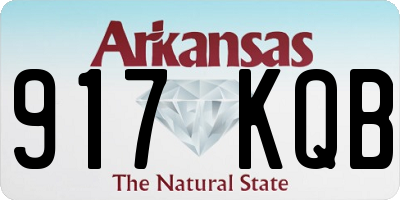 AR license plate 917KQB