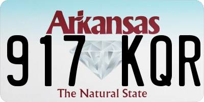 AR license plate 917KQR