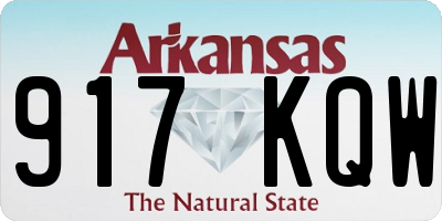 AR license plate 917KQW