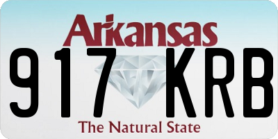AR license plate 917KRB