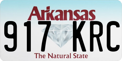 AR license plate 917KRC