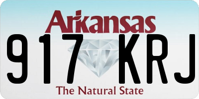 AR license plate 917KRJ