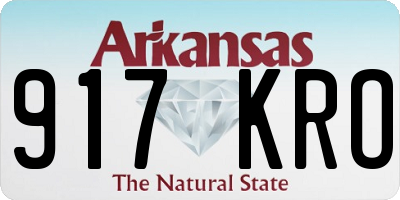 AR license plate 917KRO