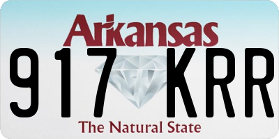 AR license plate 917KRR