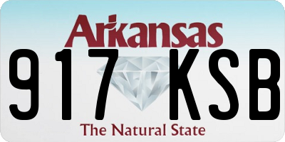 AR license plate 917KSB