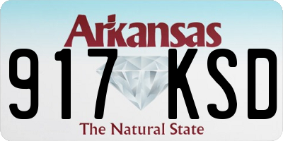 AR license plate 917KSD