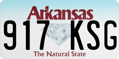 AR license plate 917KSG