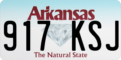 AR license plate 917KSJ