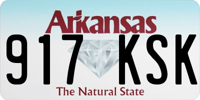 AR license plate 917KSK