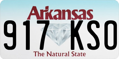 AR license plate 917KSO